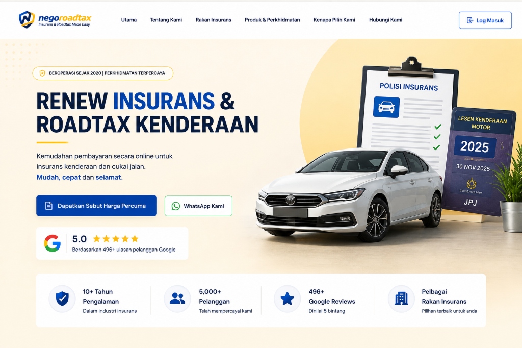 Proses 100 Peratus Atas Talian & Mudah